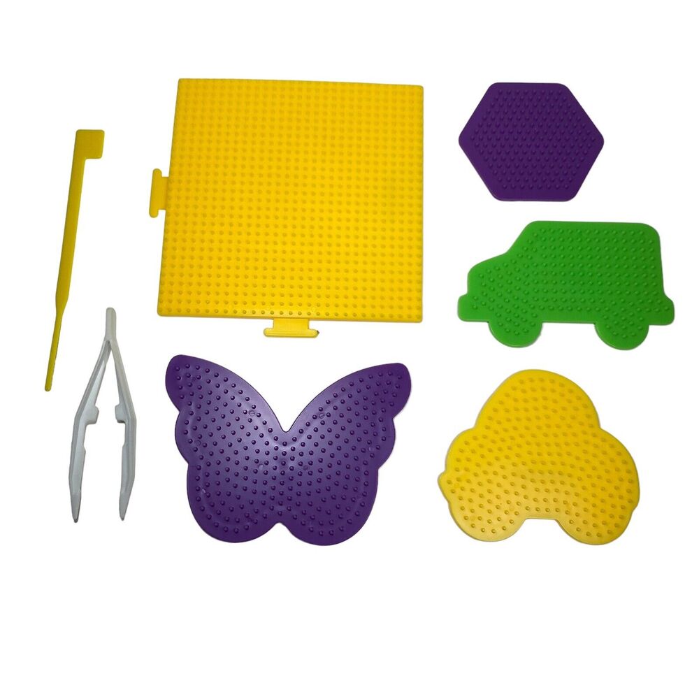 Peeler Bead Pegboards Templates Lot Of 5 Square Hexagon Cars Butterfly